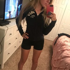 Abercrombie Kids Zip Up Fur Sweatshirt